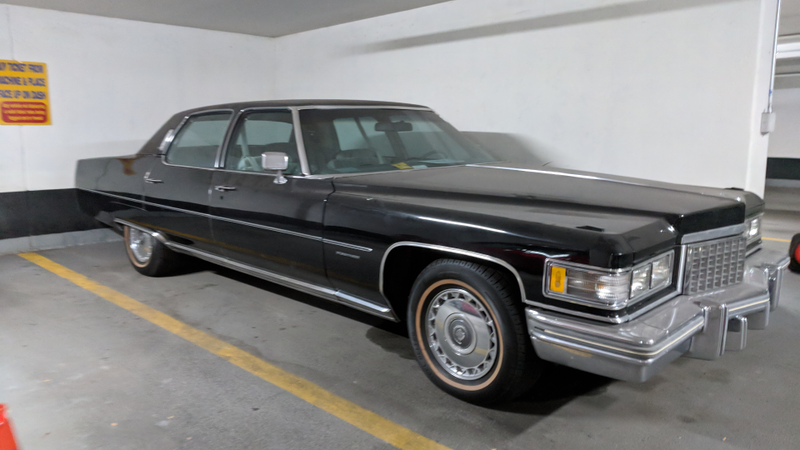 Old school cool. Cadillac Fleetwood.